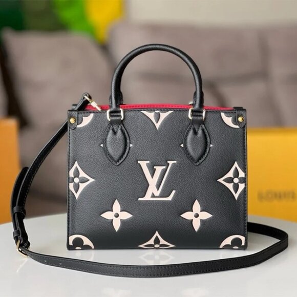 LOUIS VUITTON ONTHEGO Jungle Bag Tote Bag Shopping Bag Shoulder Handbag - Picture 1 of 8